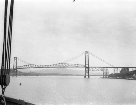 Ponte Hercilio Luz em 1940