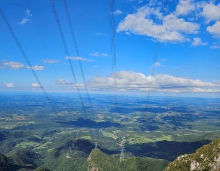 Vista de cima do Cânion do Funil